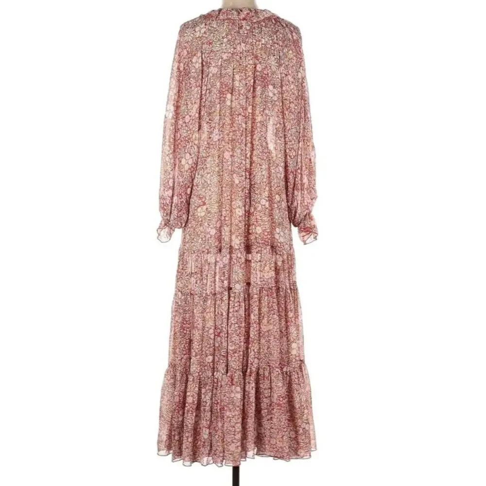 Free People Feeling Groovy Maxi Floral Small Dress - Picture 3 of 7